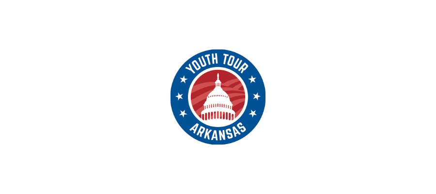 Photos of Youth Tour delegates at landmarks in Washington D.C.